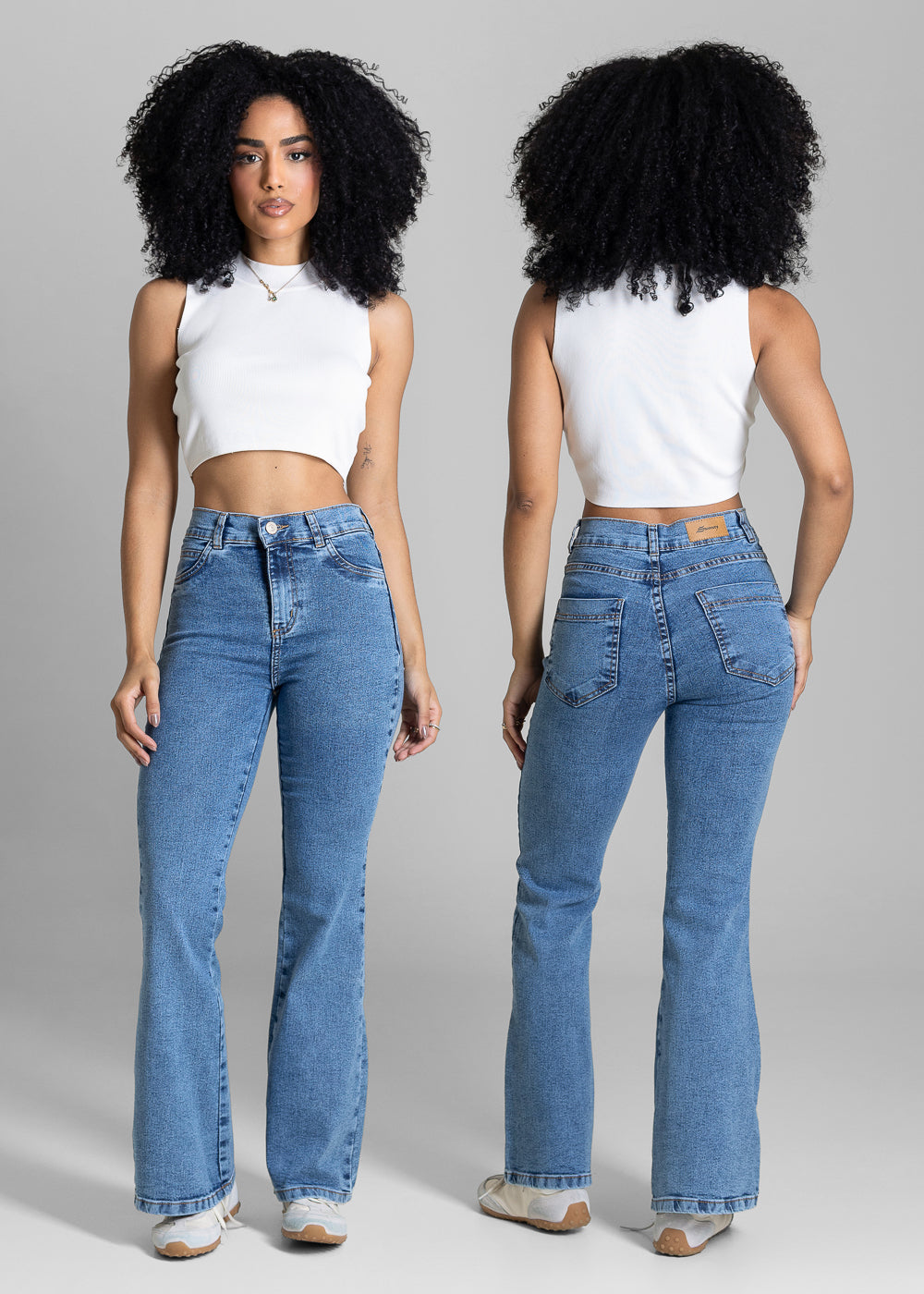 Calça Jeans Sawary Flare Petit - 284182 AZUL
