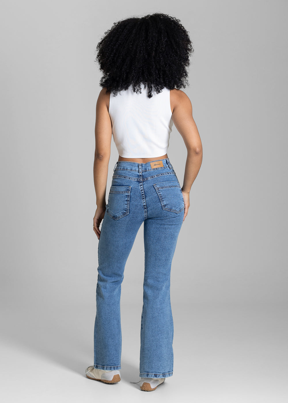 Calça Jeans Sawary Flare Petit - 284182 AZUL