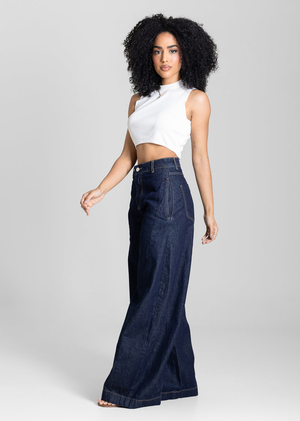 Calça Jeans Sawary Balloon - 284183 AZUL