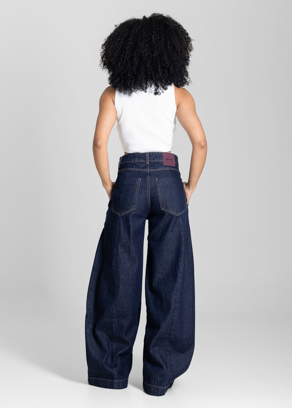 Calça Jeans Sawary Balloon - 284183 AZUL
