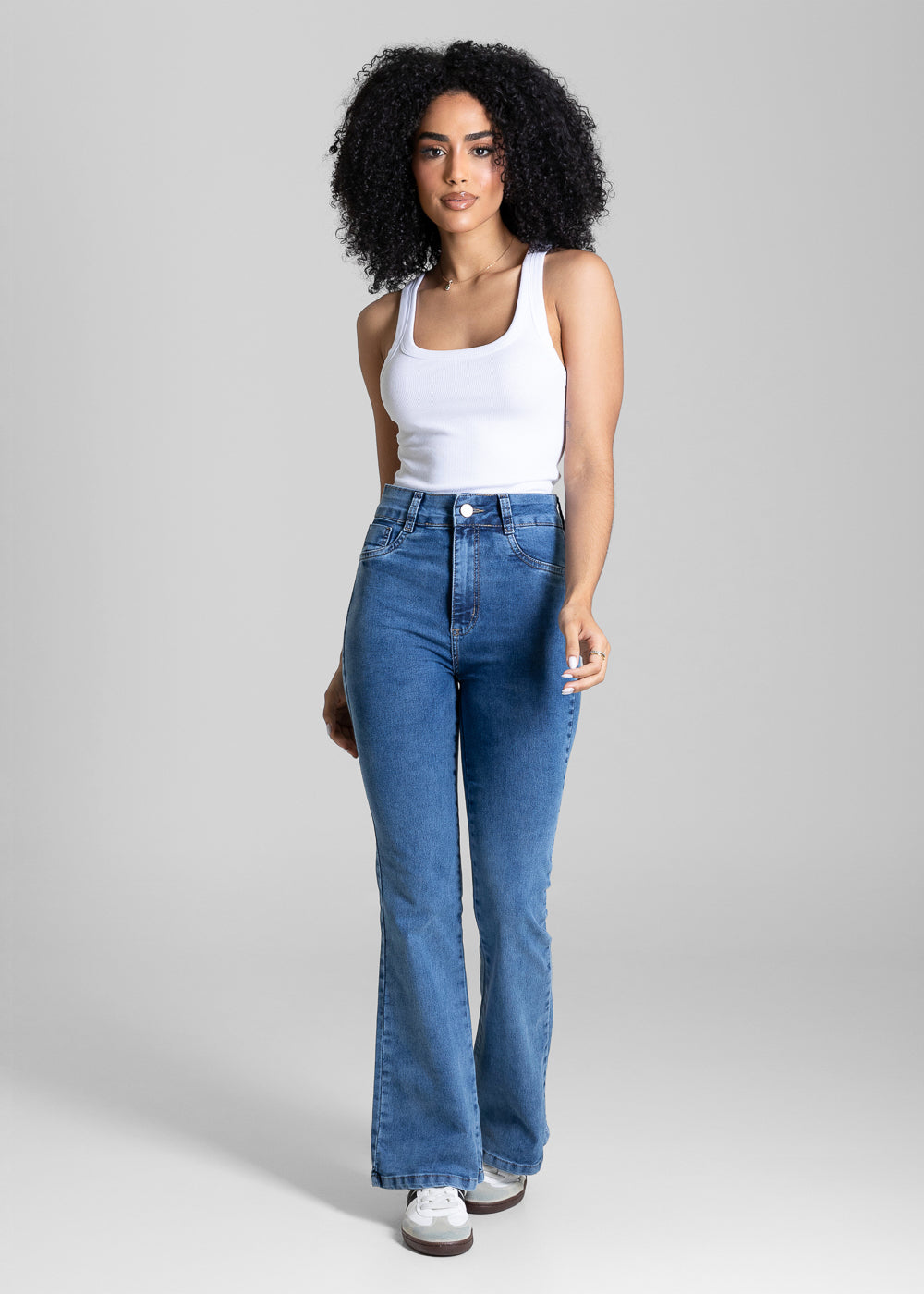 Calça Jeans Sawary Flare Petit - 284204 AZUL
