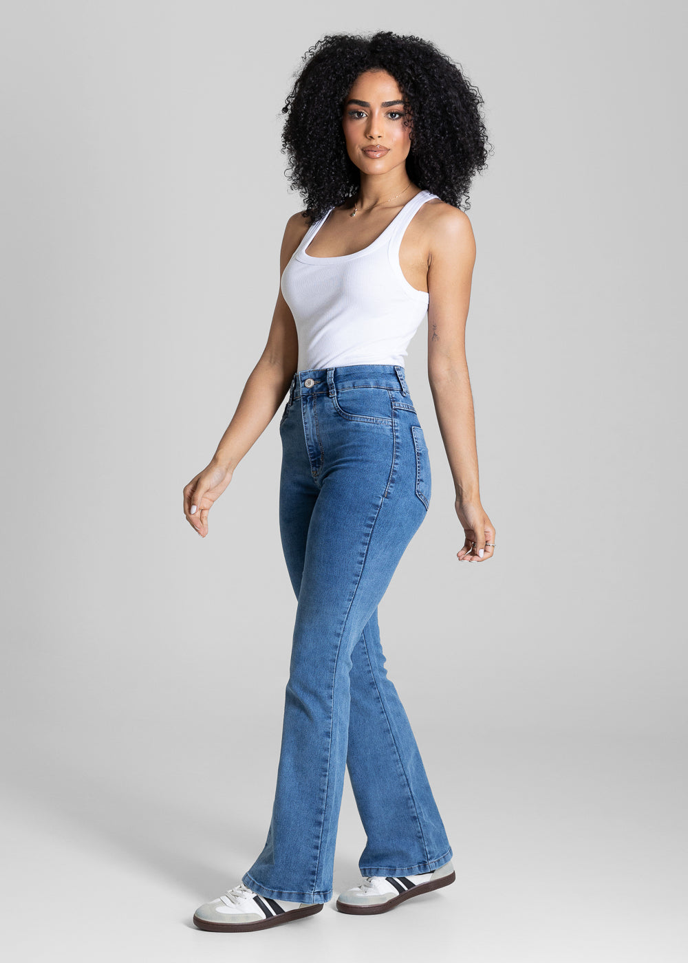 Calça Jeans Sawary Flare Petit - 284204 AZUL