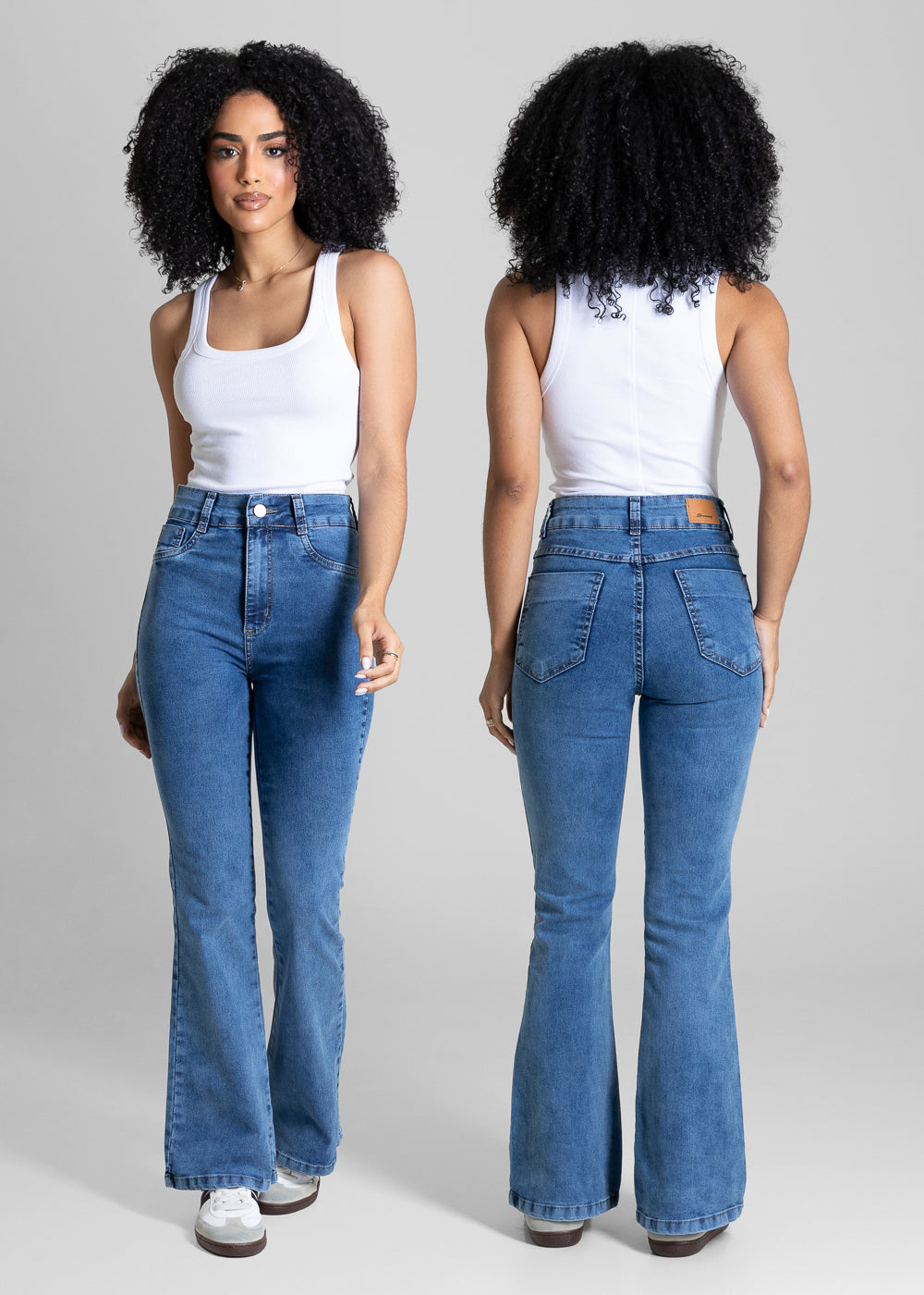 Calça Jeans Sawary Flare Petit - 284204 AZUL