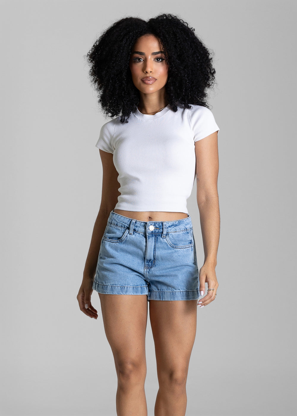 Shorts Jeans Sawary - 284210 AZUL