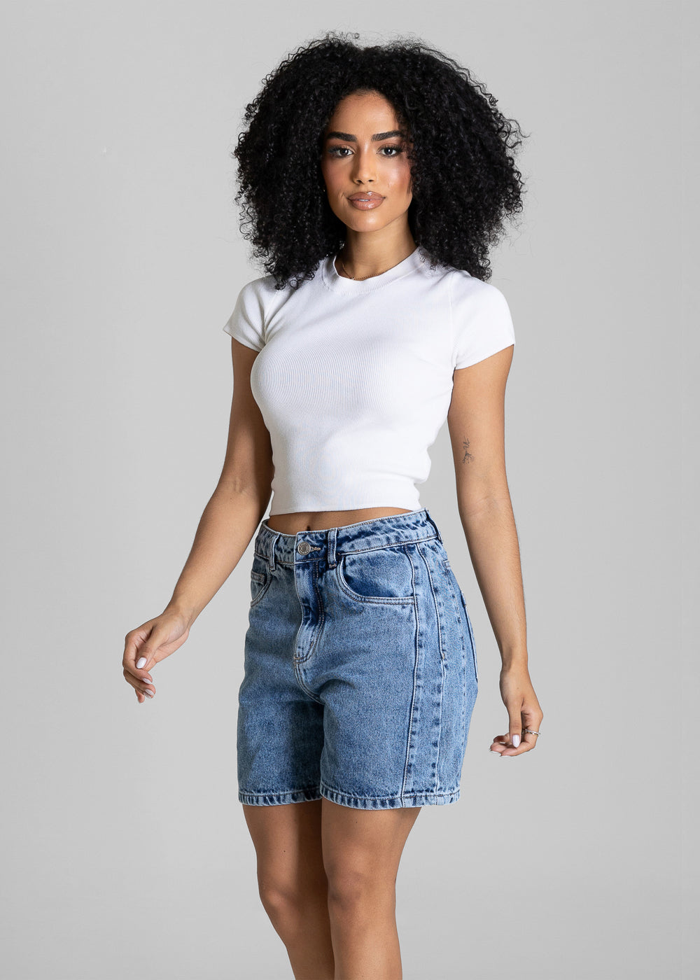 Shorts Jeans Sawary - 284215 AZUL