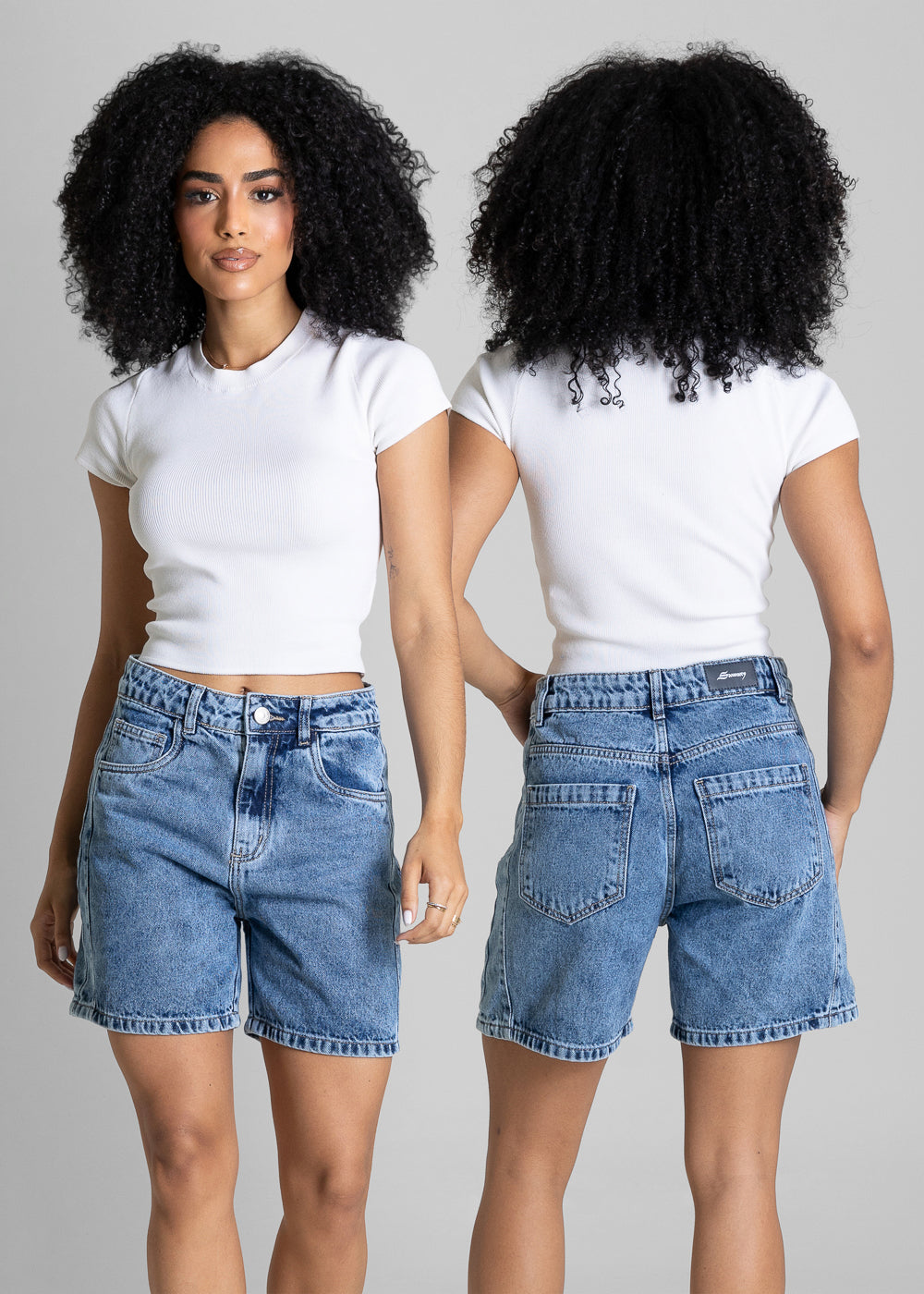 Shorts Jeans Sawary - 284215 AZUL