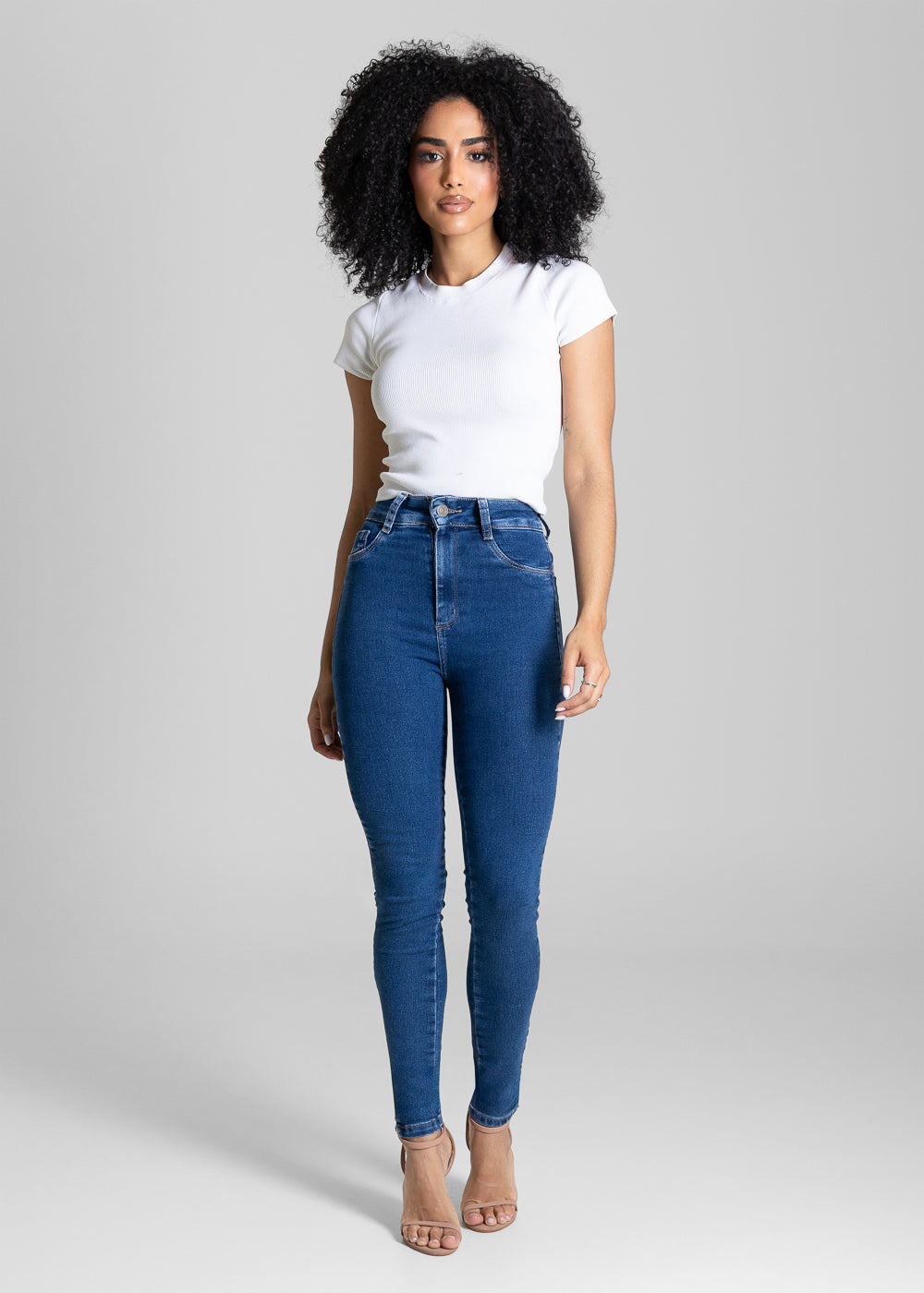 Calça Jeans Sawary Push Up - 284216 AZUL