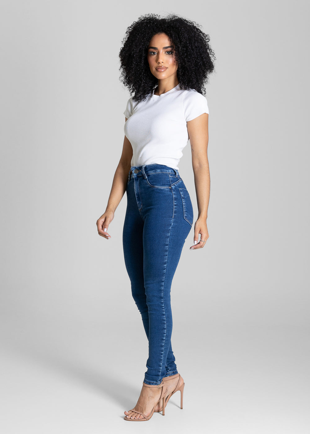 Calça Jeans Sawary Push Up - 284216 AZUL
