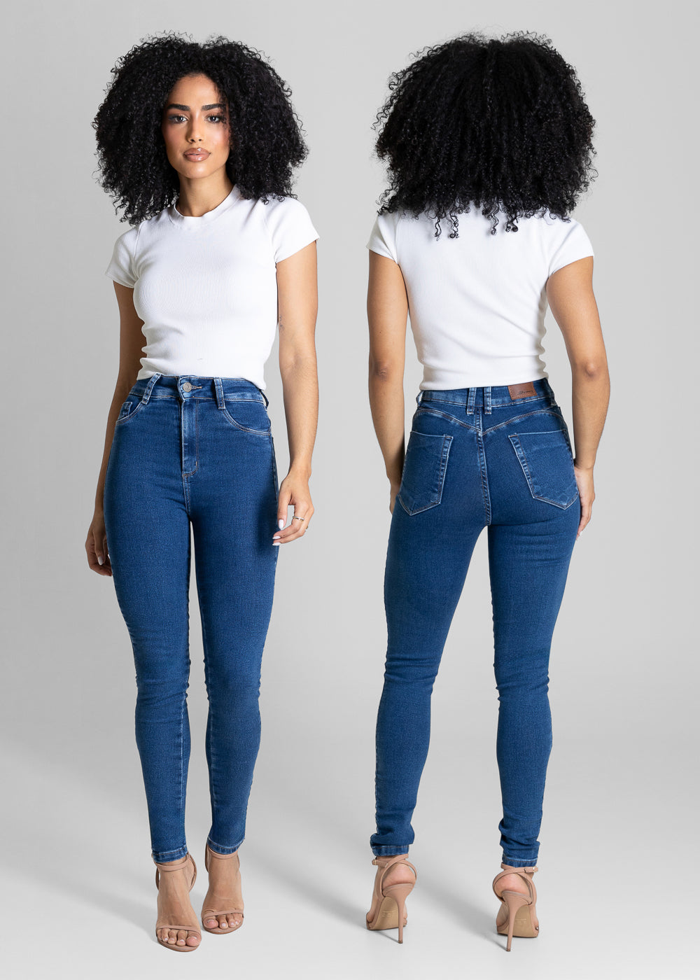 Calça Jeans Sawary Push Up - 284216 AZUL