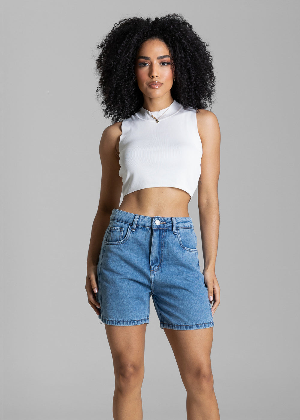 Shorts Jeans Sawary - 284217 AZUL