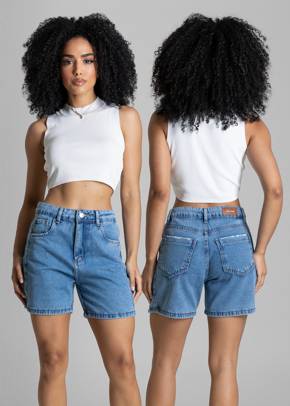 Shorts Jeans Sawary - 284217 AZUL