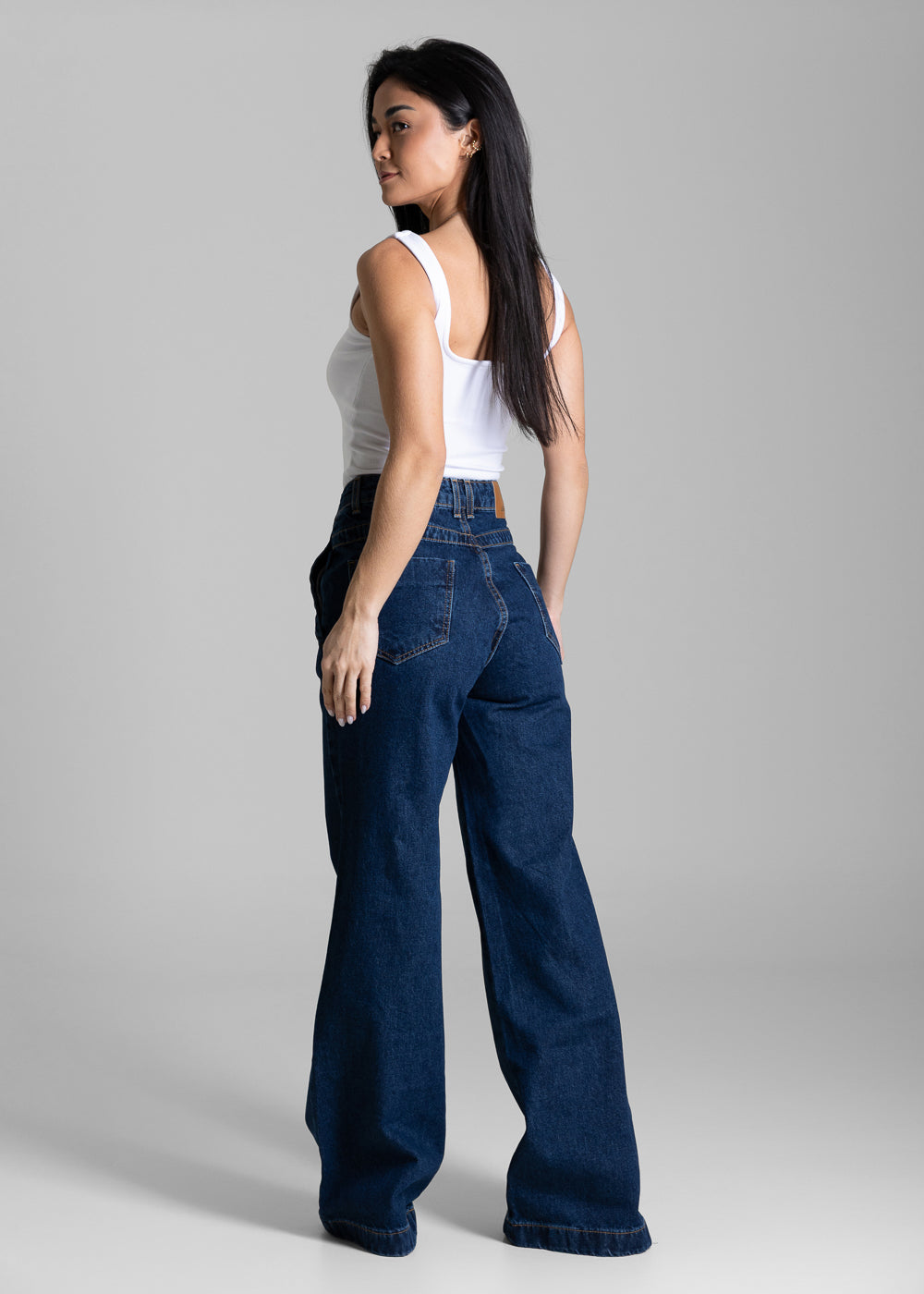 Calça Jeans Sawary Wide Leg - 284269 AZUL