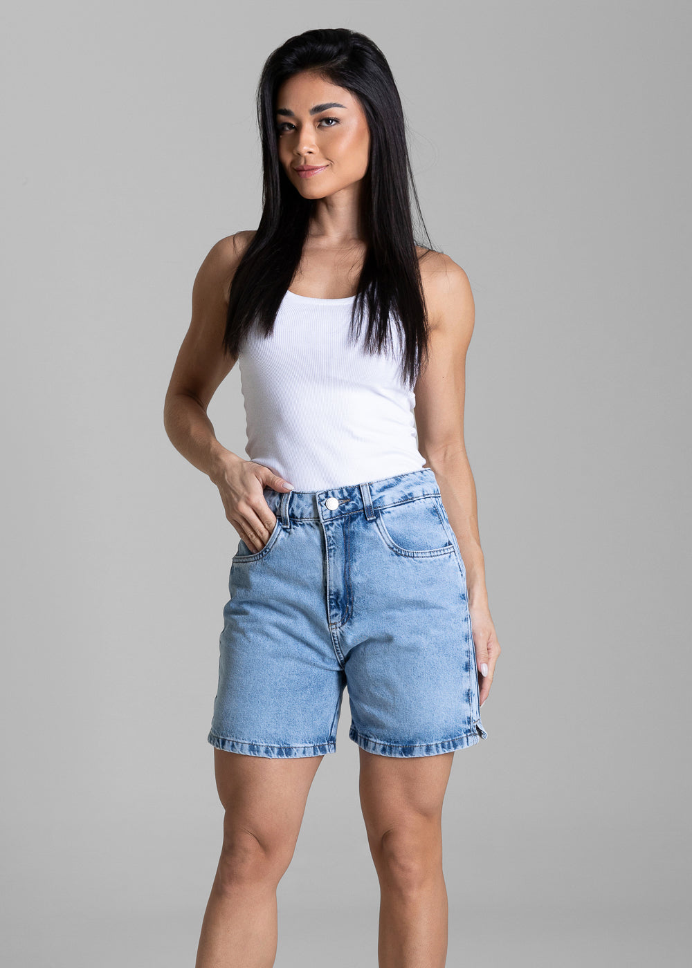 Shorts Jeans Fenda Sawary - 284270 AZUL