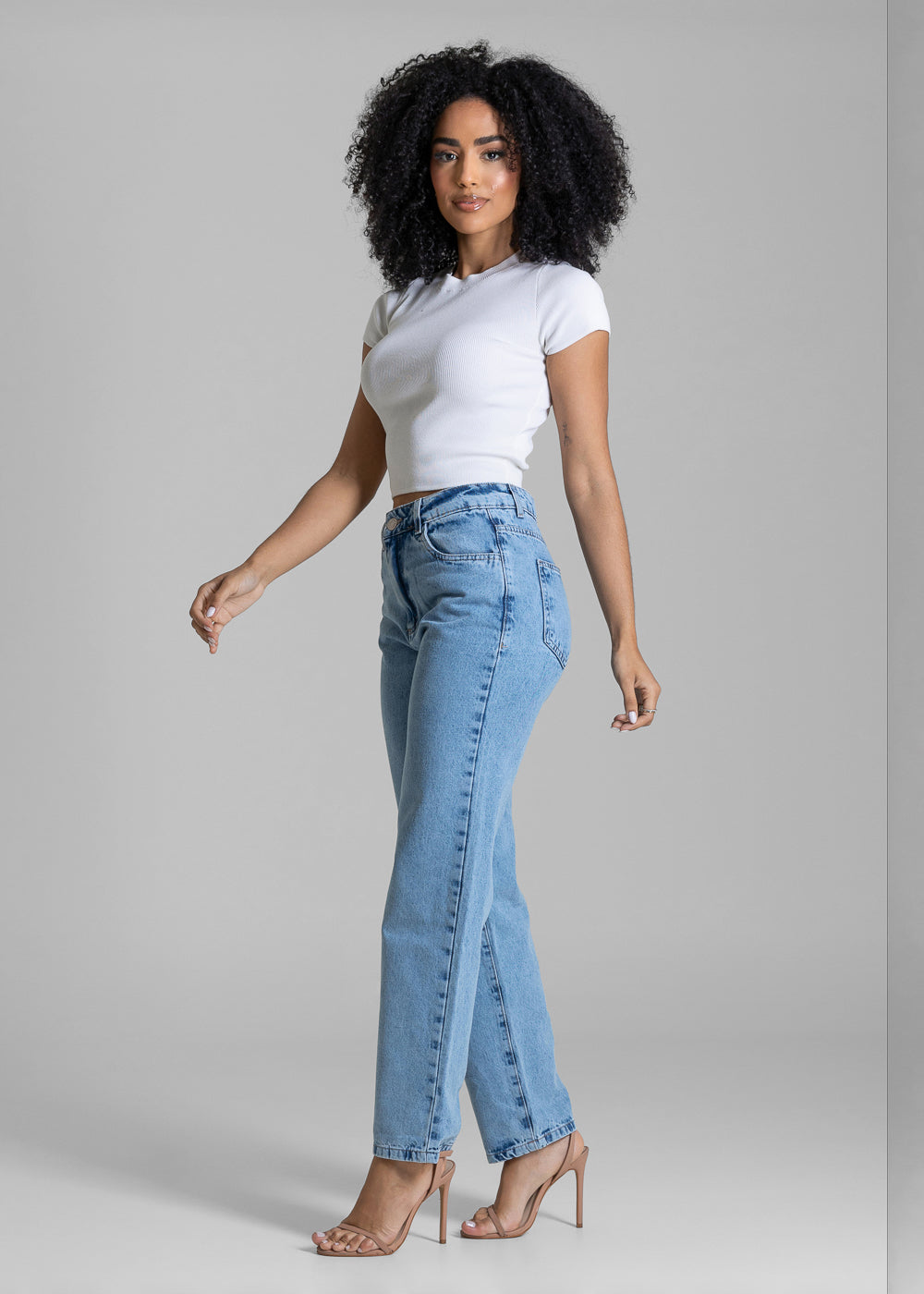 Calça Jeans Sawary Reta - 284276 AZUL