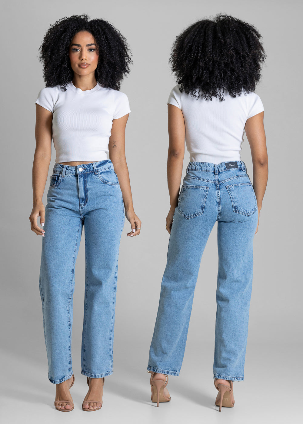 Calça Jeans Sawary Reta - 284276 AZUL