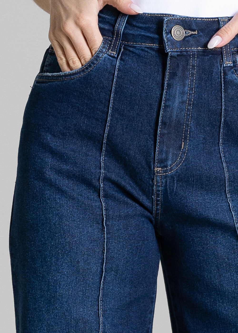 Calça Jeans Sawary Wide Leg - 284278 AZUL