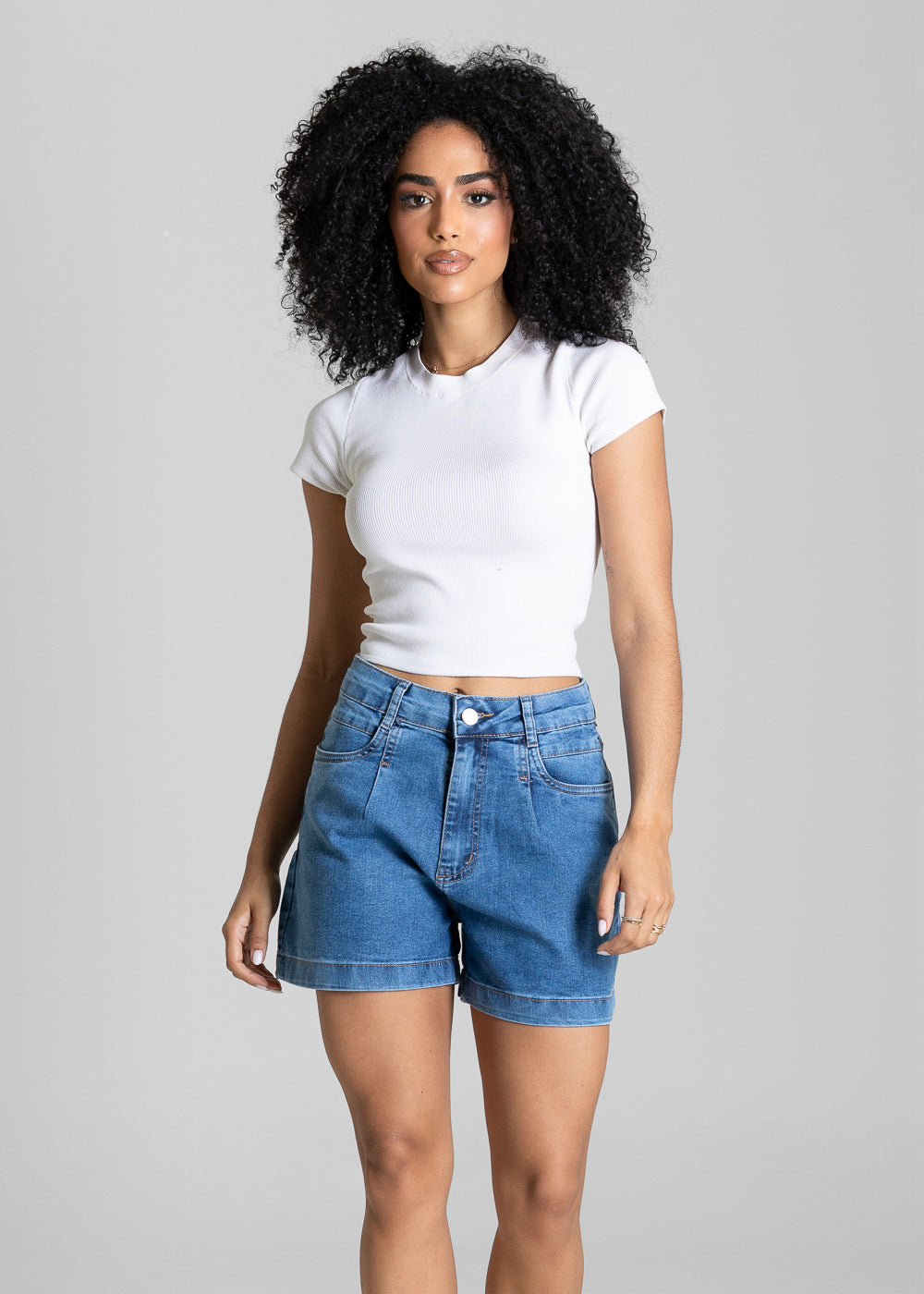 Shorts Jeans Sawary - 284292 AZUL