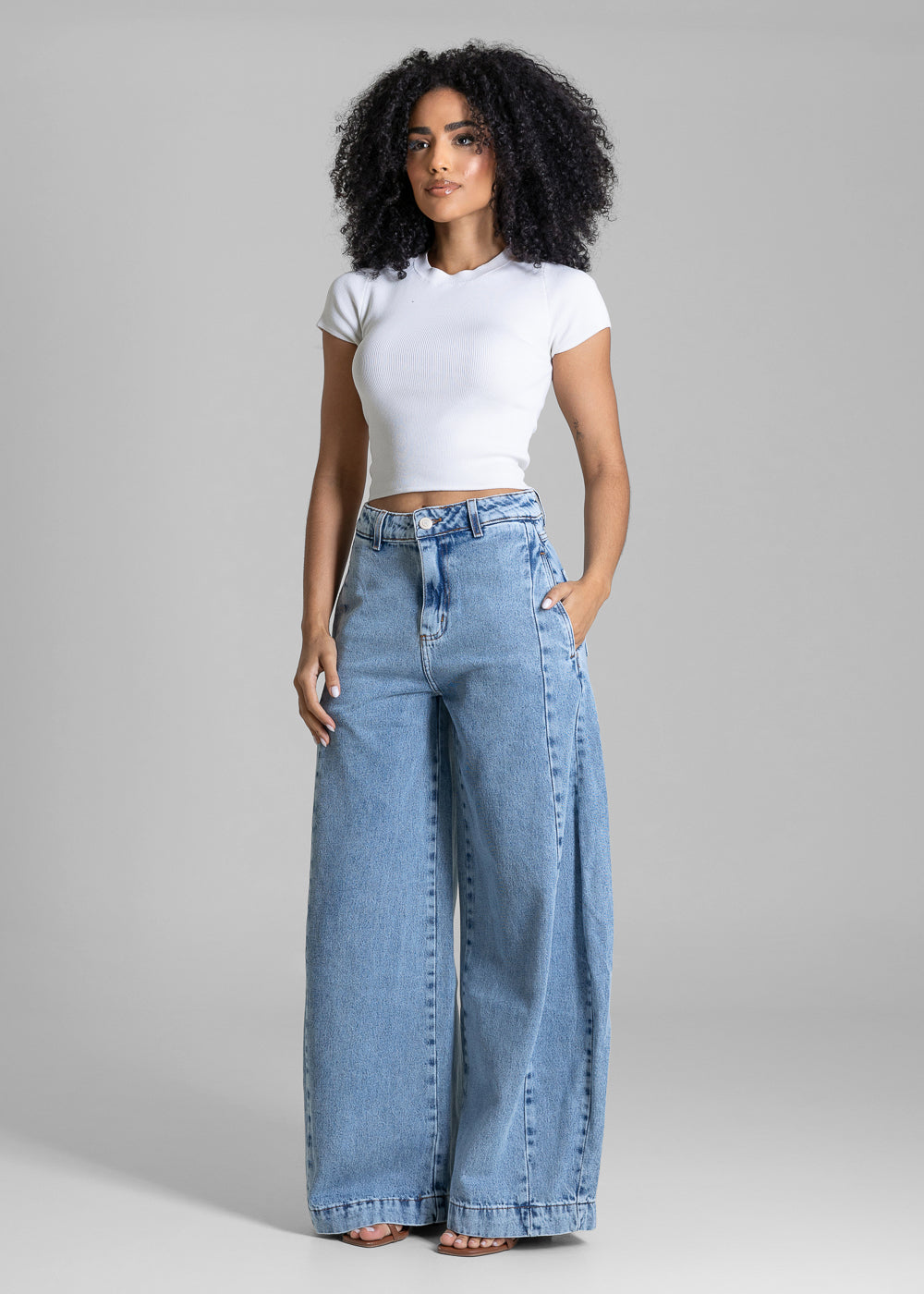 Calça Jeans Sawary Balloon - 284299 AZUL
