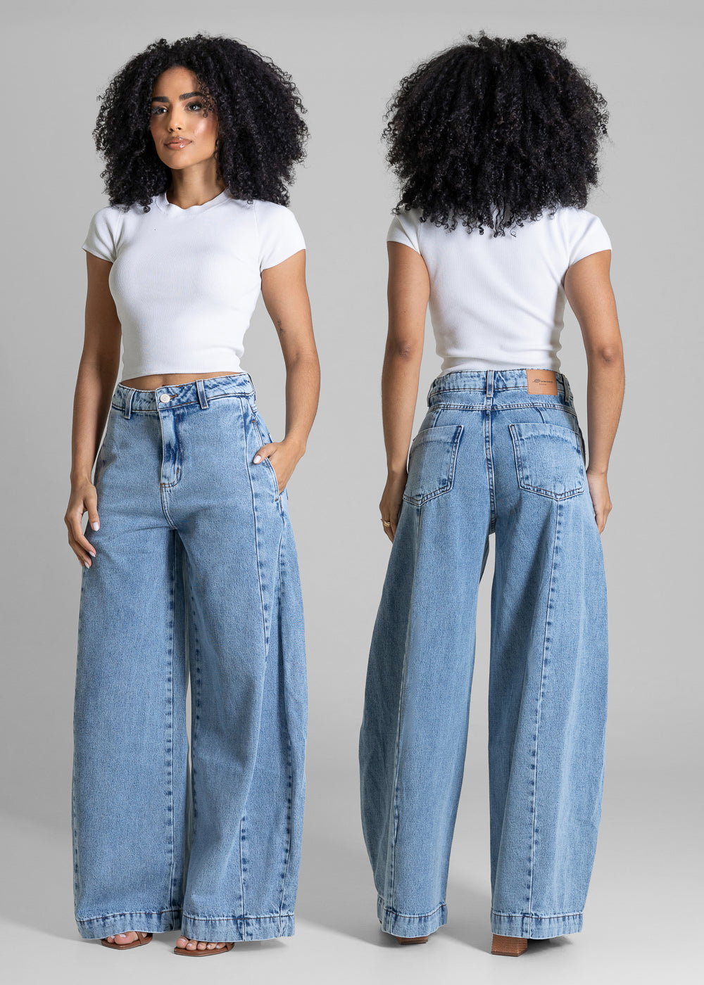 Calça Jeans Sawary Balloon - 284299 AZUL