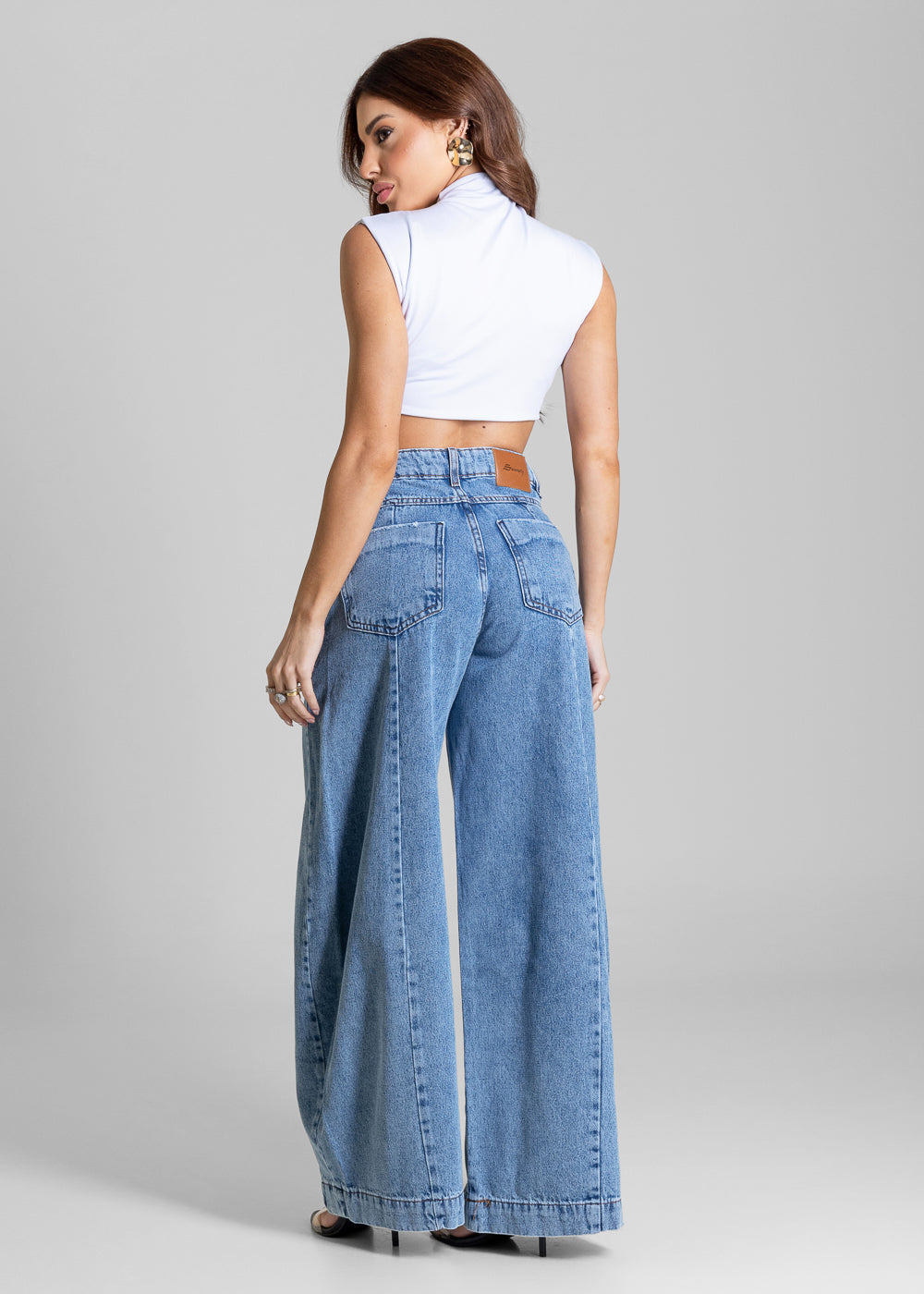 Calça Jeans Sawary Balloon - 284302 AZUL