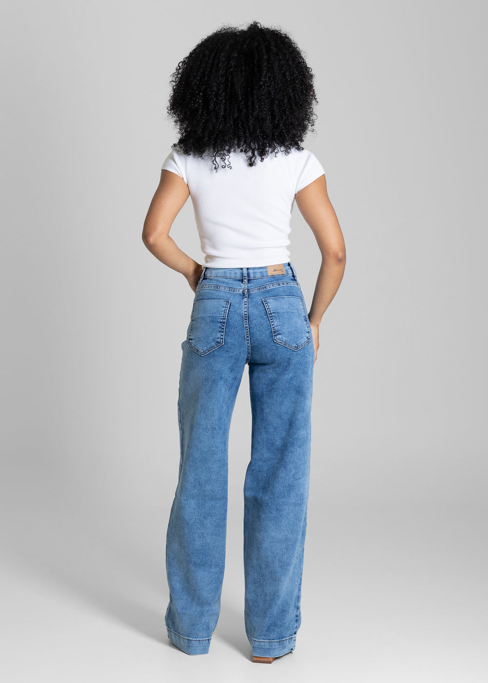 Calça Jeans Sawary Wide Leg - 284312 AZUL
