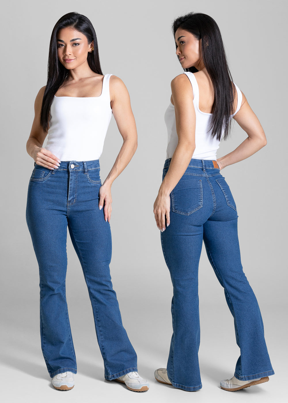 Calça Jeans Sawary Flare Petit - 284313 AZUL