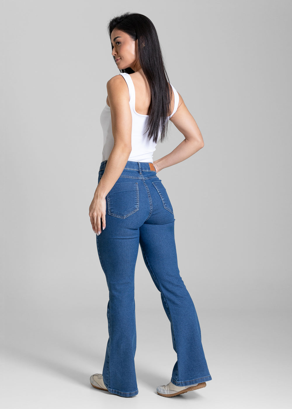 Calça Jeans Sawary Flare Petit - 284313 AZUL