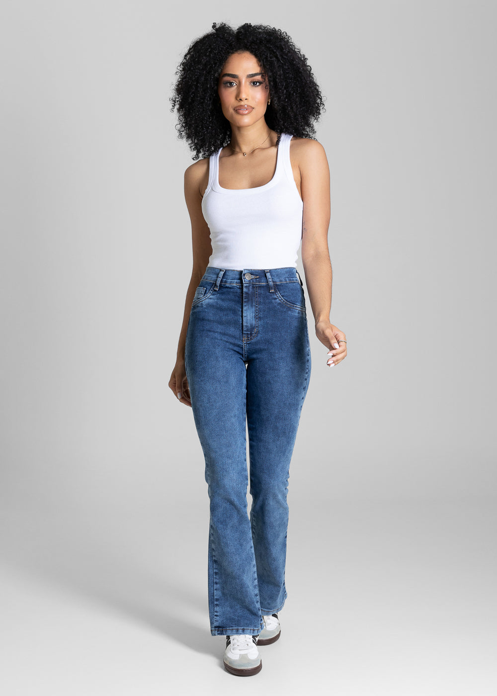 Calça Jeans Sawary Boot Cut Petit - 284315 AZUL