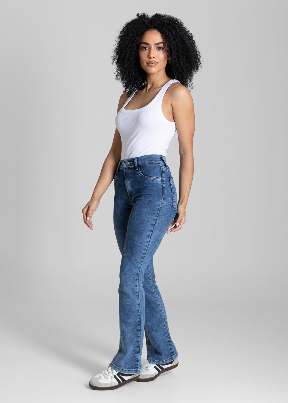 Calça Jeans Sawary Boot Cut Petit - 284315 AZUL
