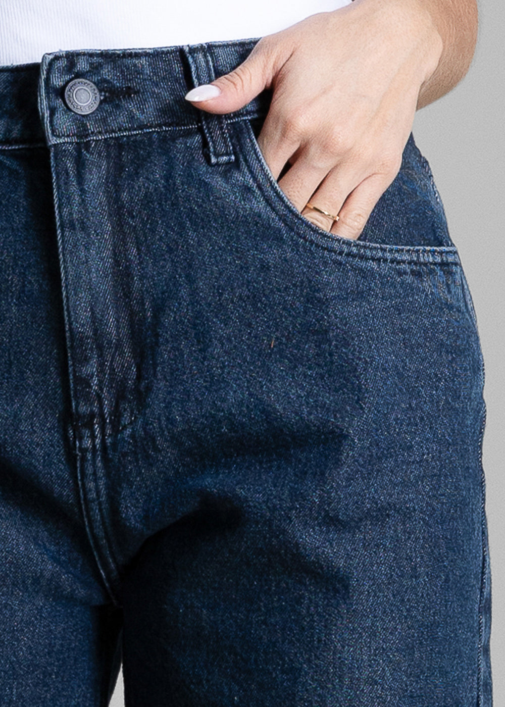 Shorts Jeans Barra Desfiada Sawary - 284327 AZUL