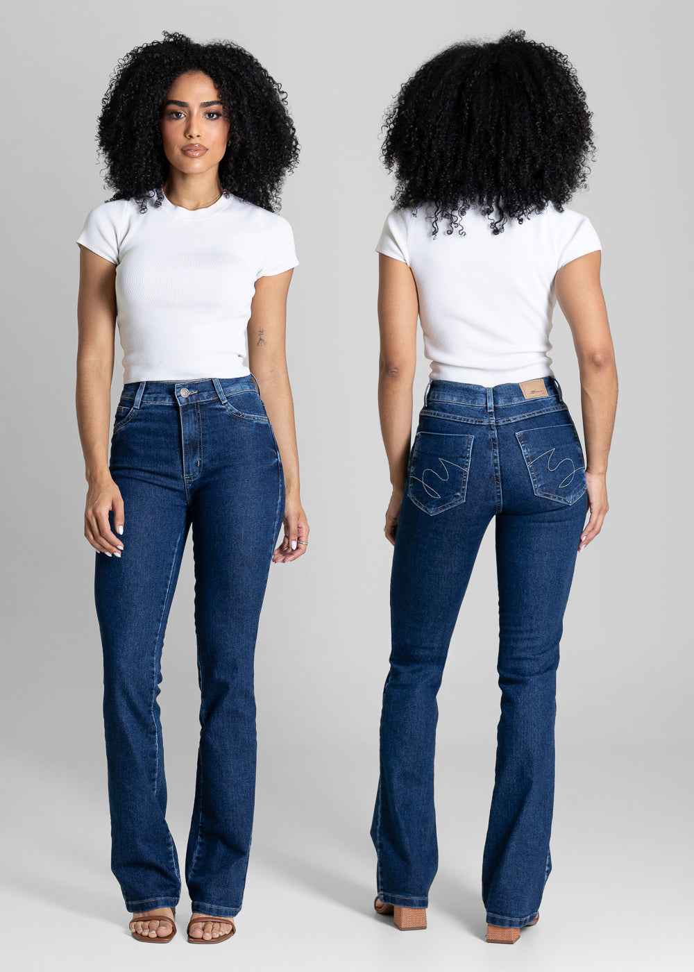 Calça Jeans Sawary Boot Cut - 284352 AZUL