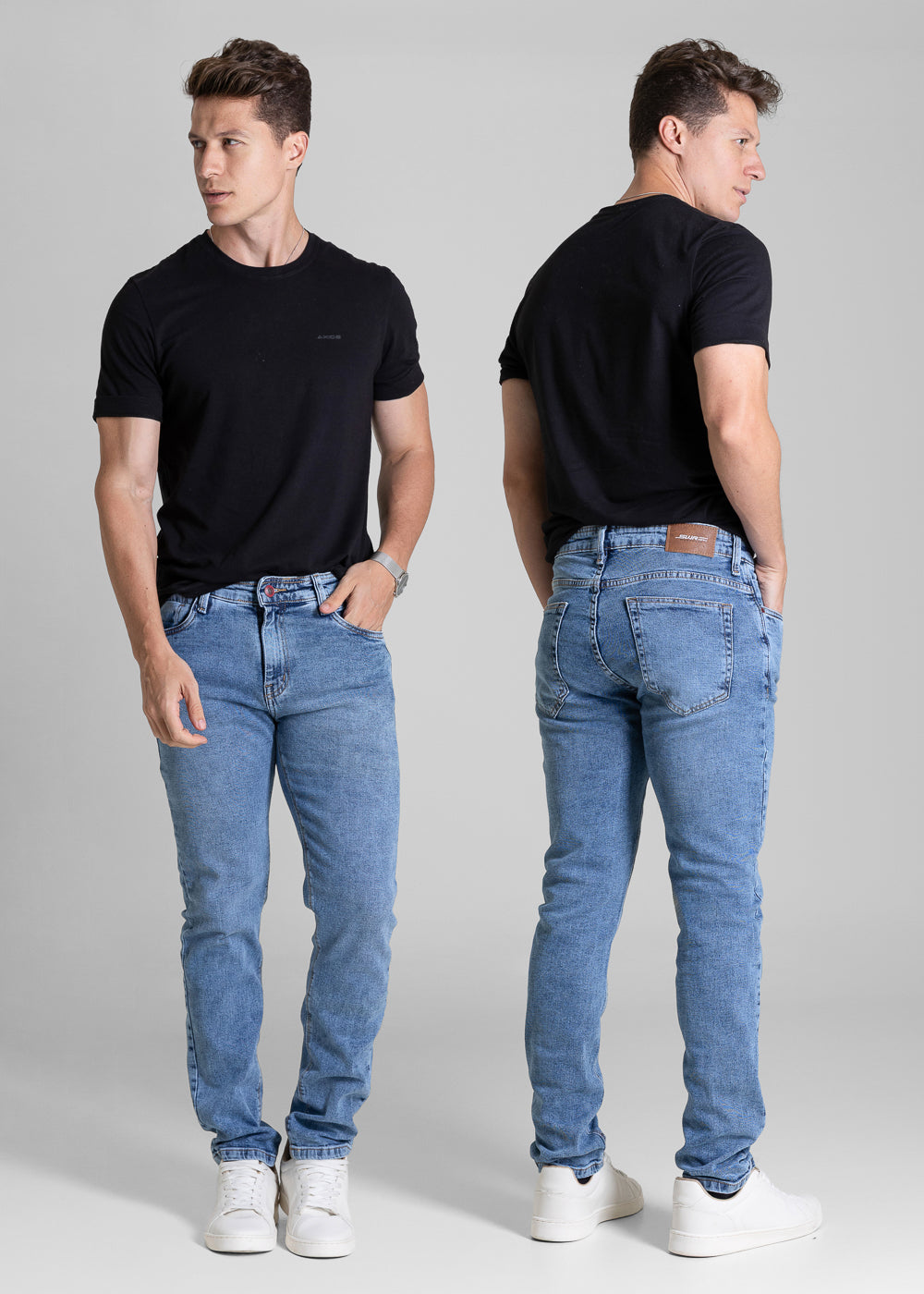 Calça Jeans Sawary Slim - 284376 AZUL