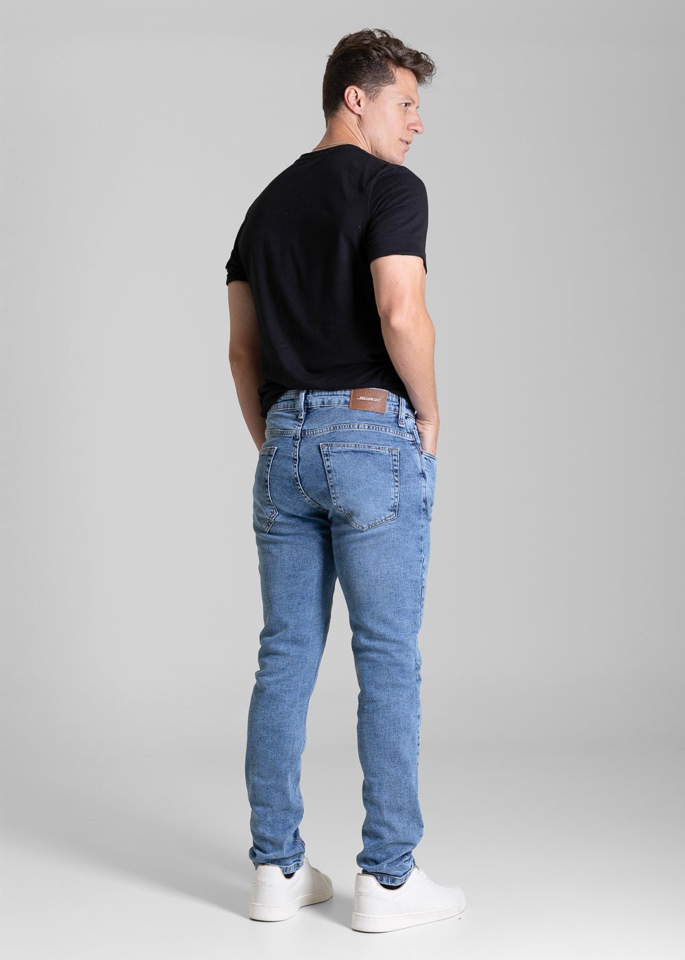 Calça Jeans Sawary Slim - 284376 AZUL