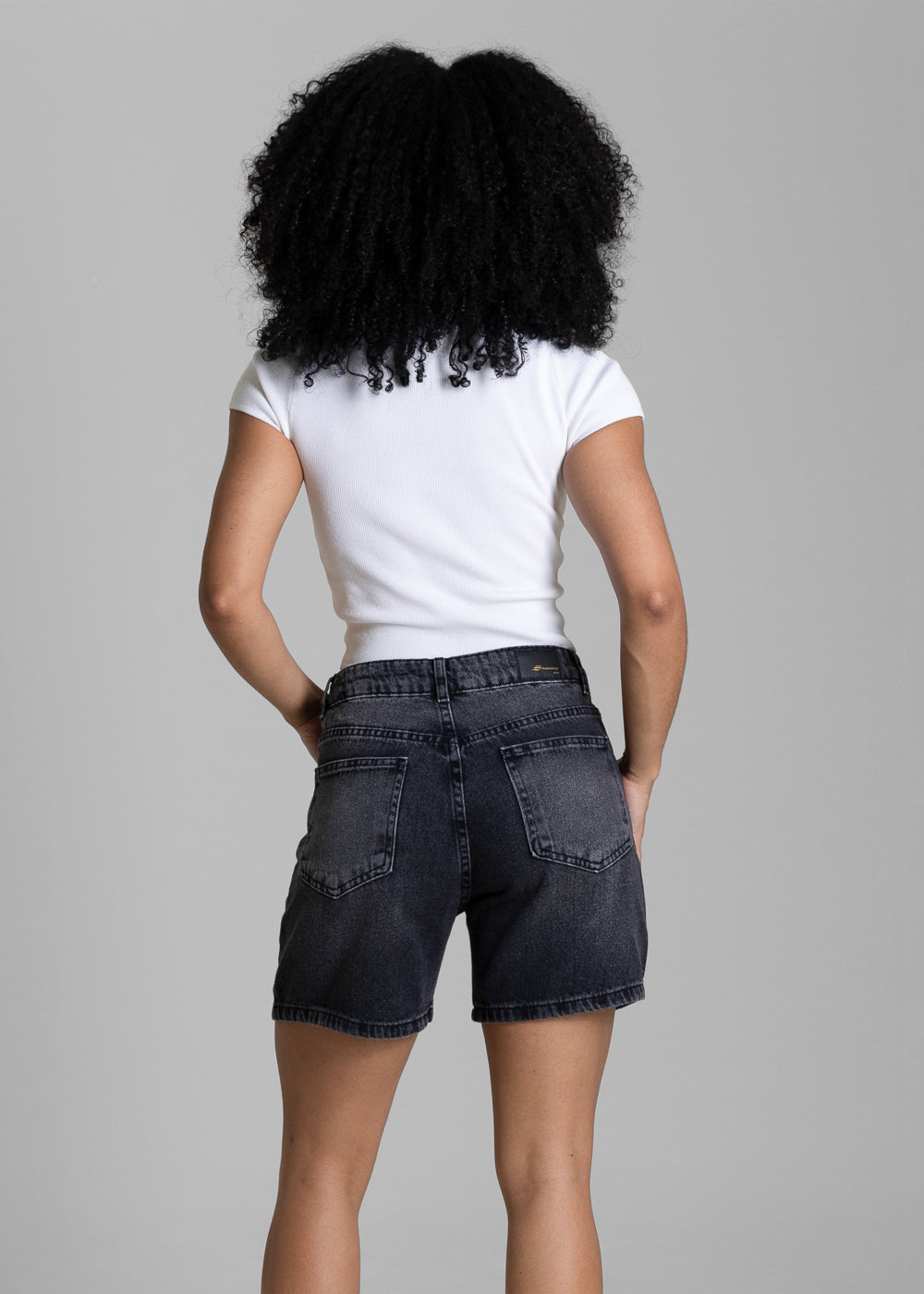 Shorts Jeans Sawary - 284395 PRETO
