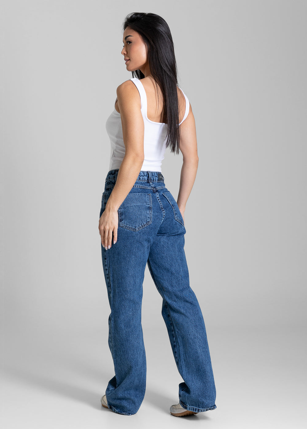 Calça Jeans Sawary Reta Petit - 284414 AZUL