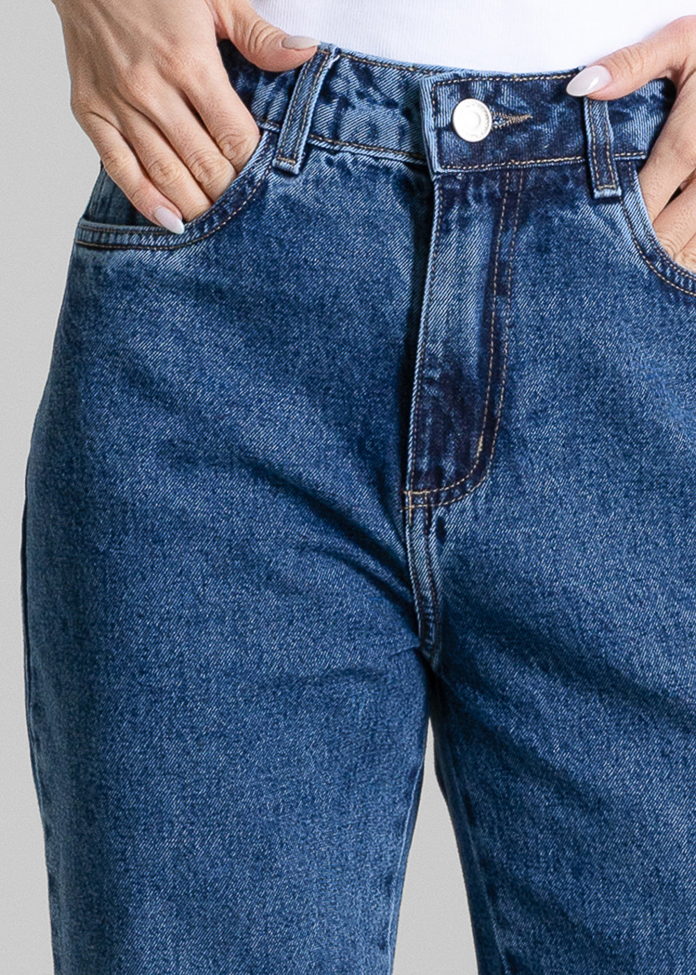 Calça Jeans Sawary Reta Petit - 284414 AZUL