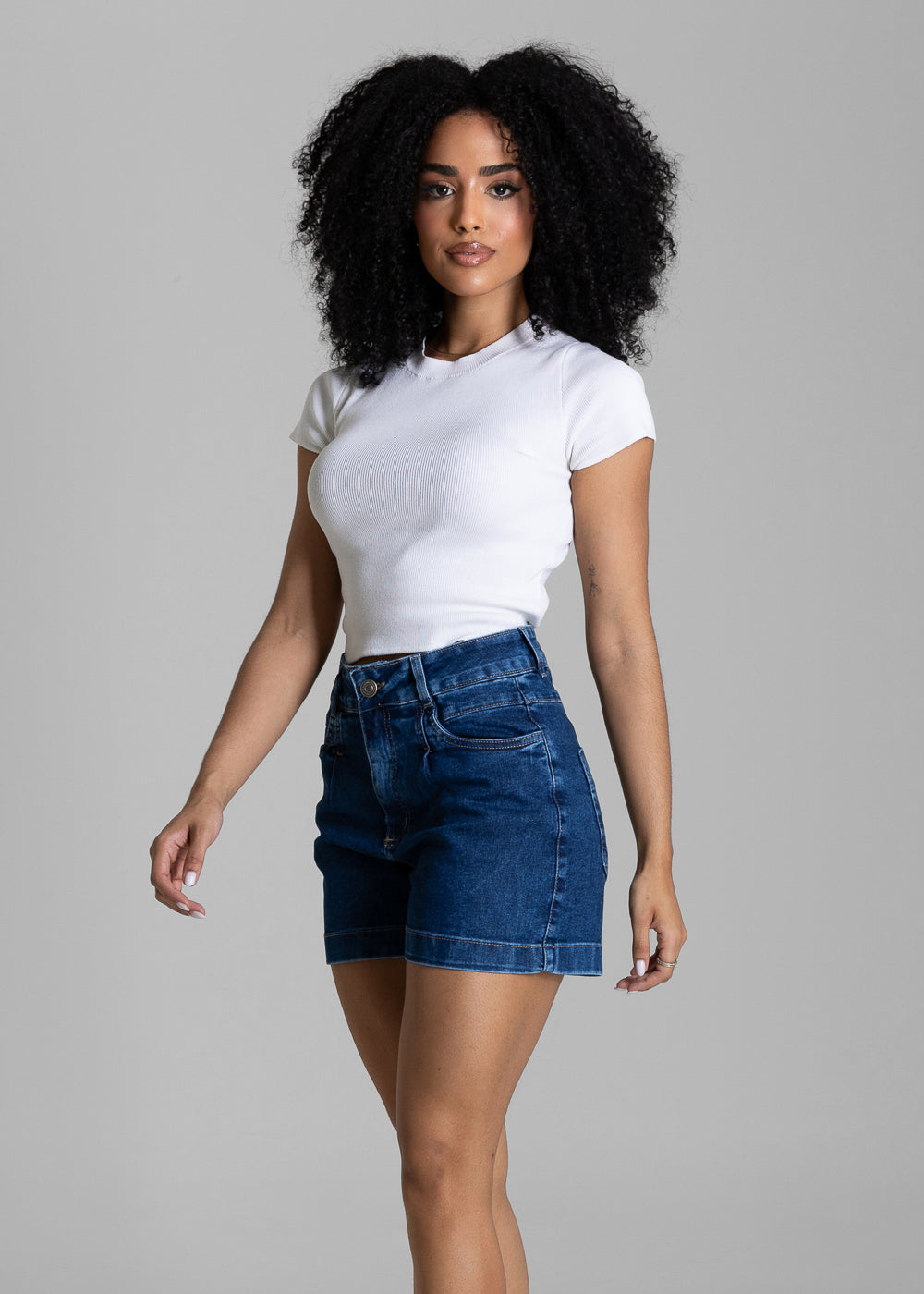 Shorts Jeans Sawary - 284420 AZUL