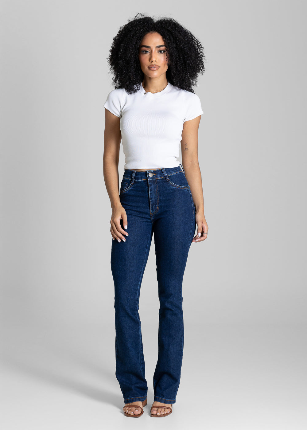 Calça Jeans Sawary Boot Cut - 284423 AZUL