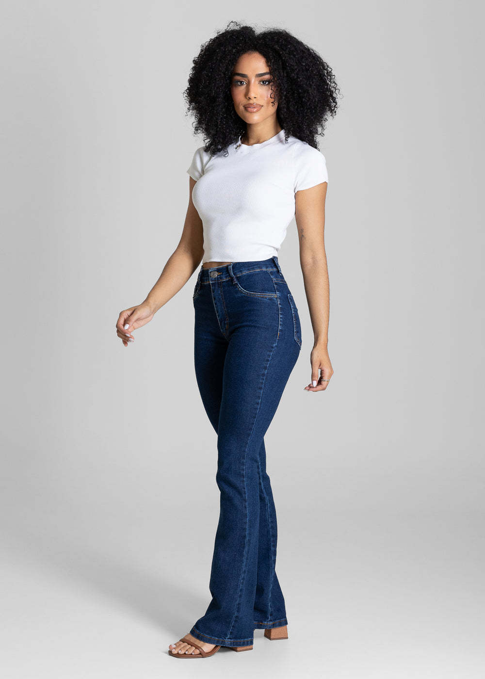 Calça Jeans Sawary Boot Cut - 284423 AZUL