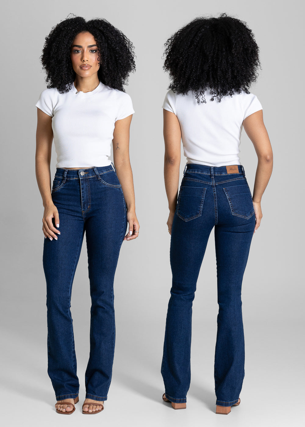 Calça Jeans Sawary Boot Cut - 284423 AZUL