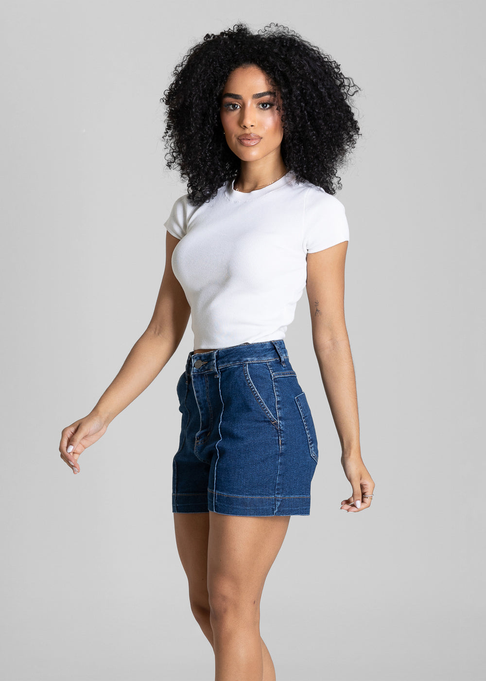 Shorts Jeans Sawary - 284426 AZUL