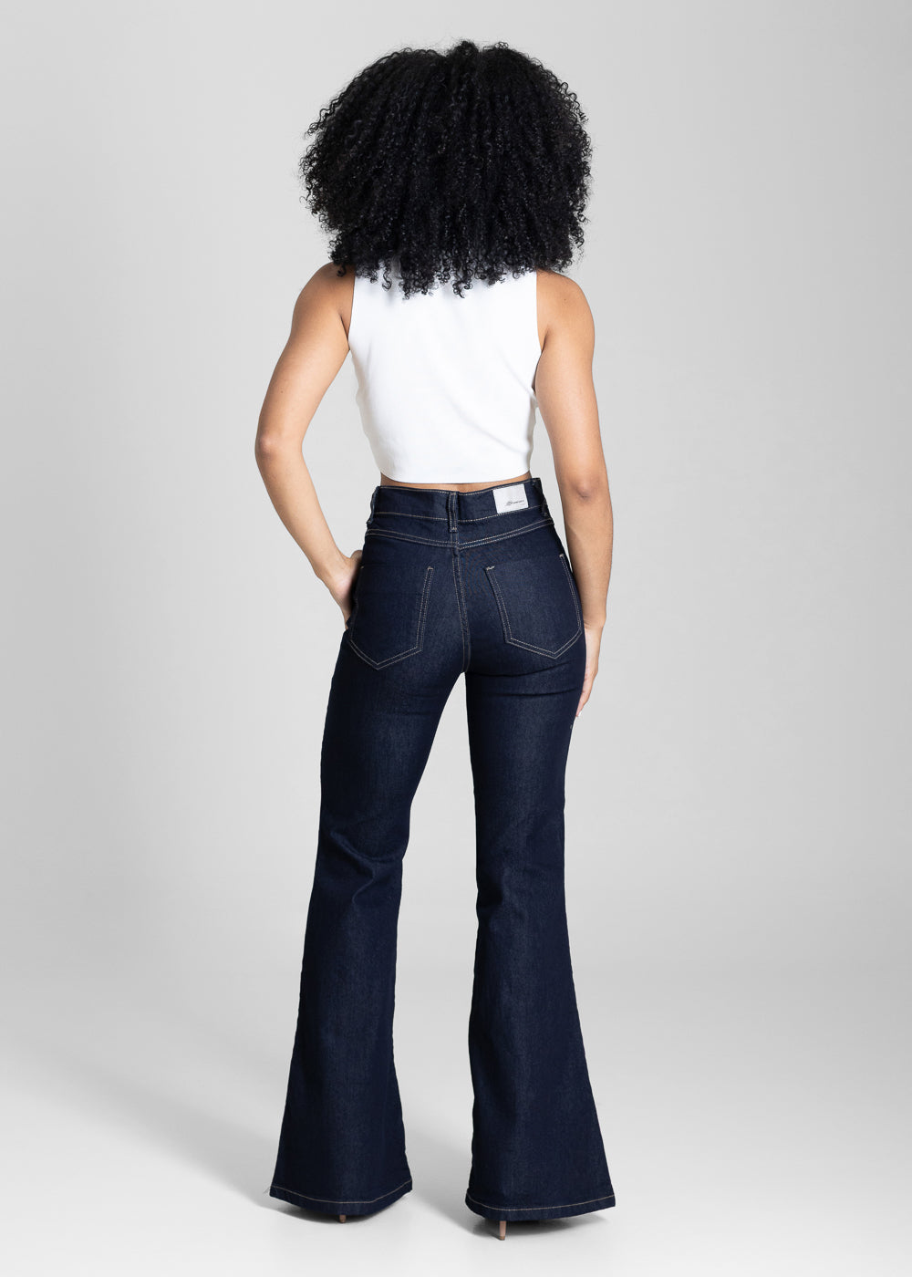 Calça Jeans Sawary Flare - 284441 AZUL