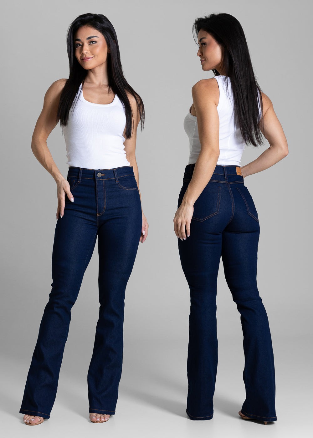 Calça Jeans Sawary Boot Cut - 284447 AZUL