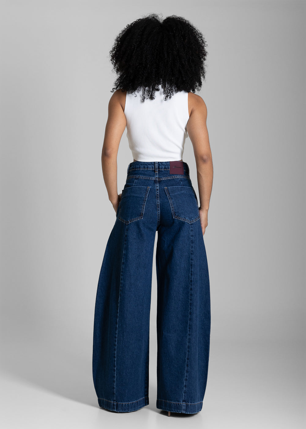 Calça Jeans Sawary Balloon - 284482 AZUL