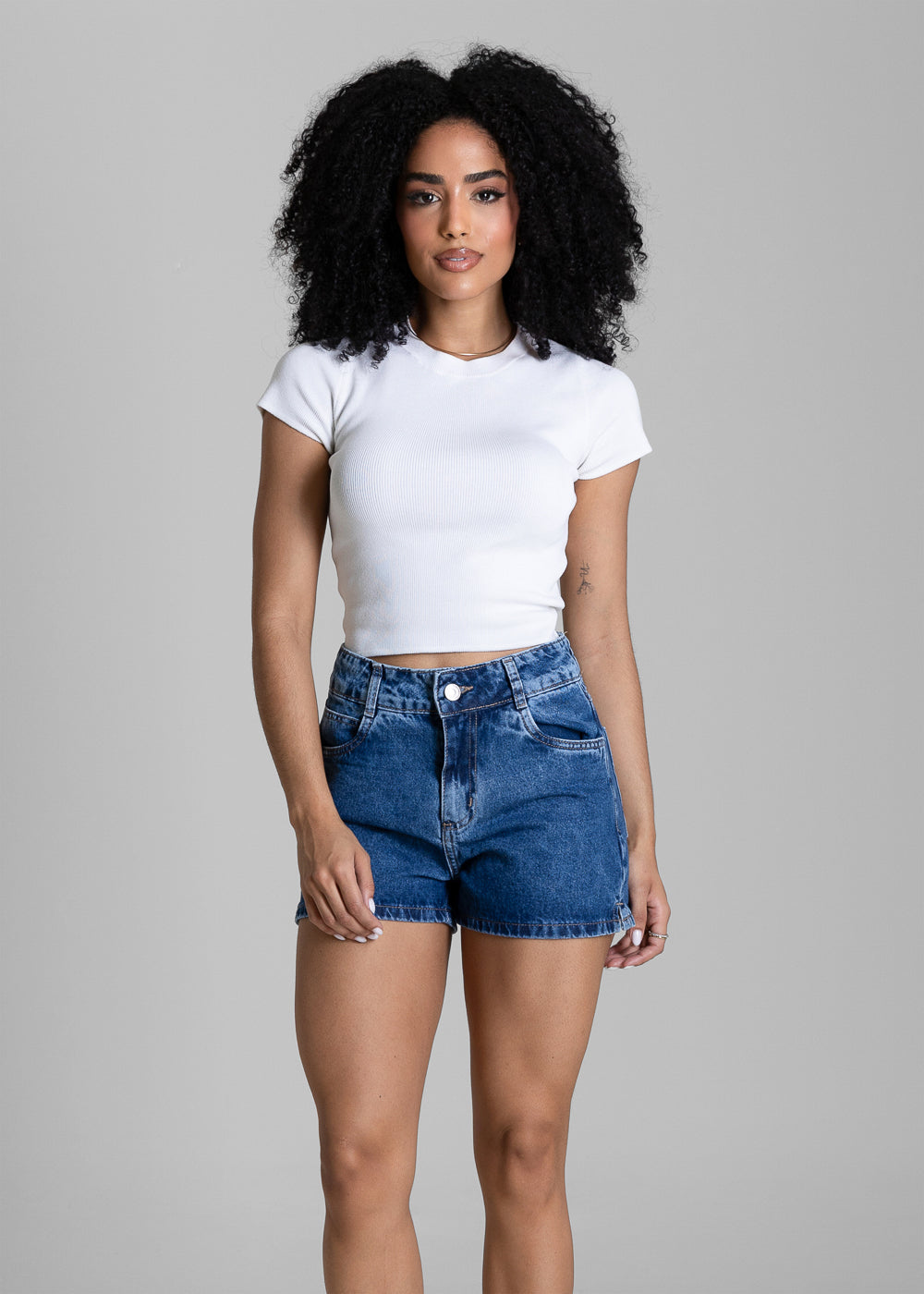 Shorts Jeans Sawary - 284495 AZUL
