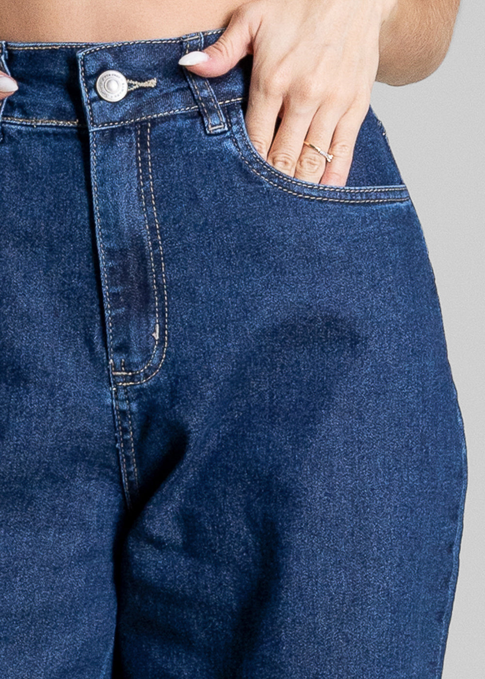 Calça Jeans Sawary Wide Leg - 284511 AZUL