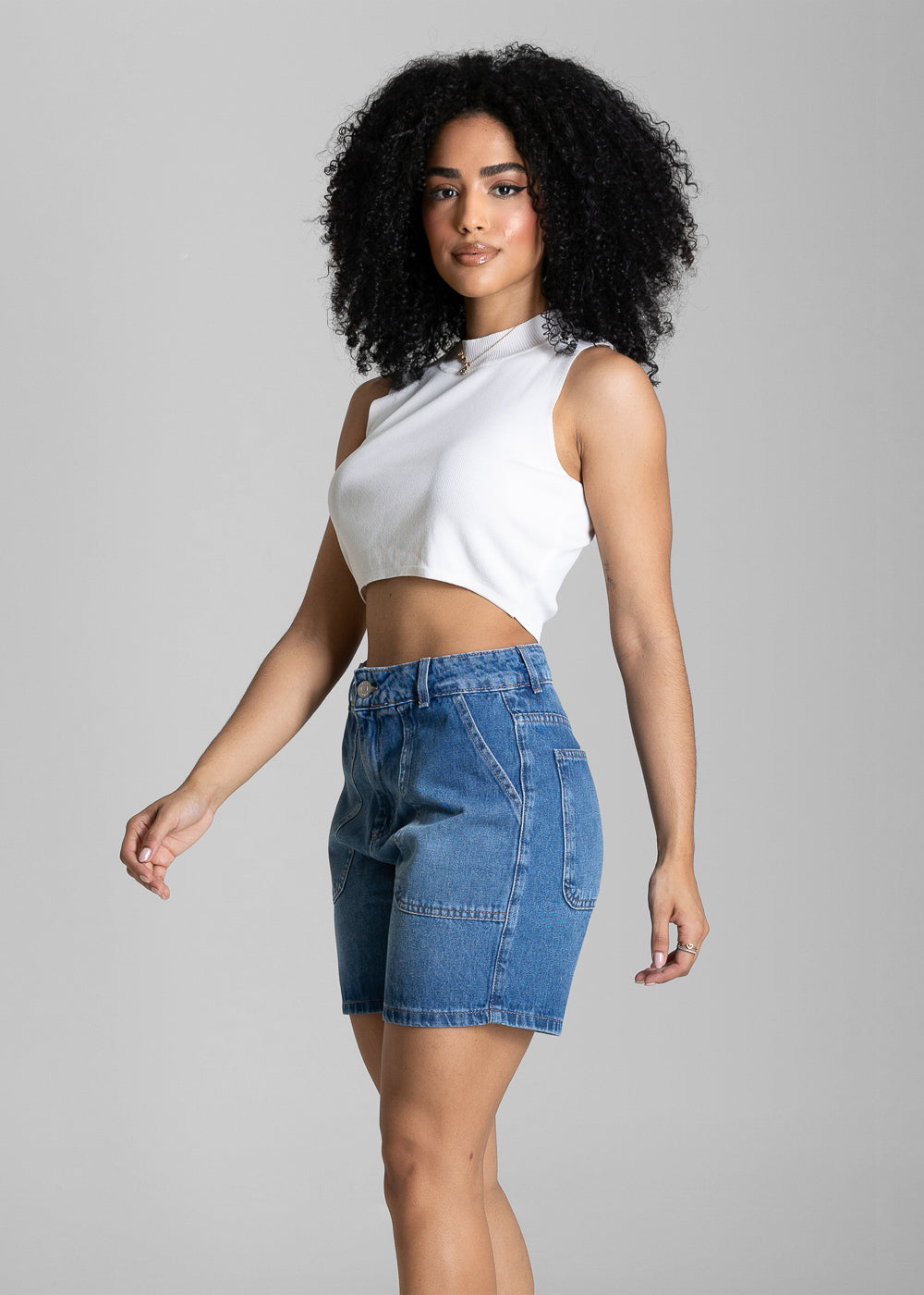 Shorts Jeans Sawary - 284540 AZUL