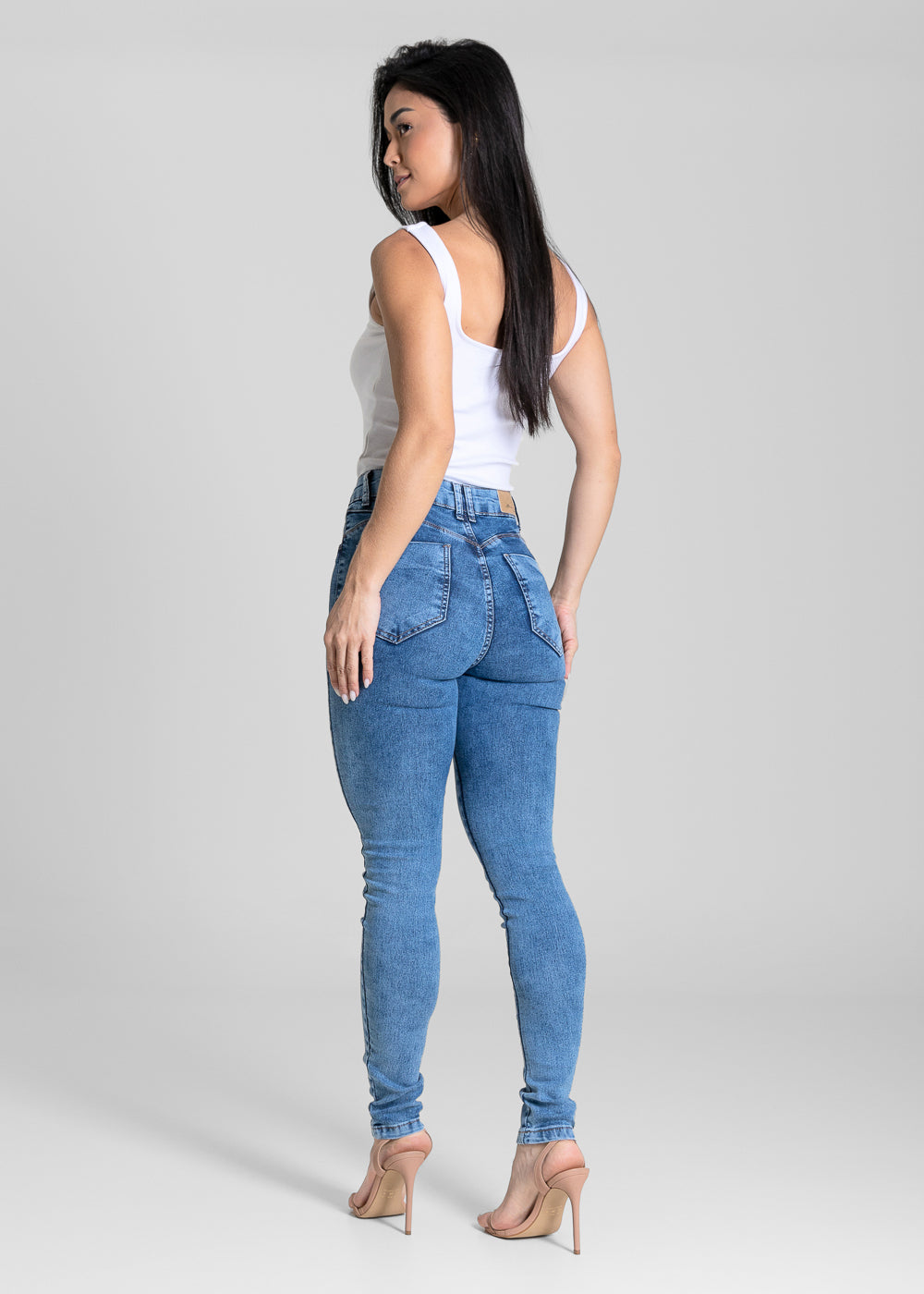 Calça Jeans Sawary Push Up - 284579 AZUL
