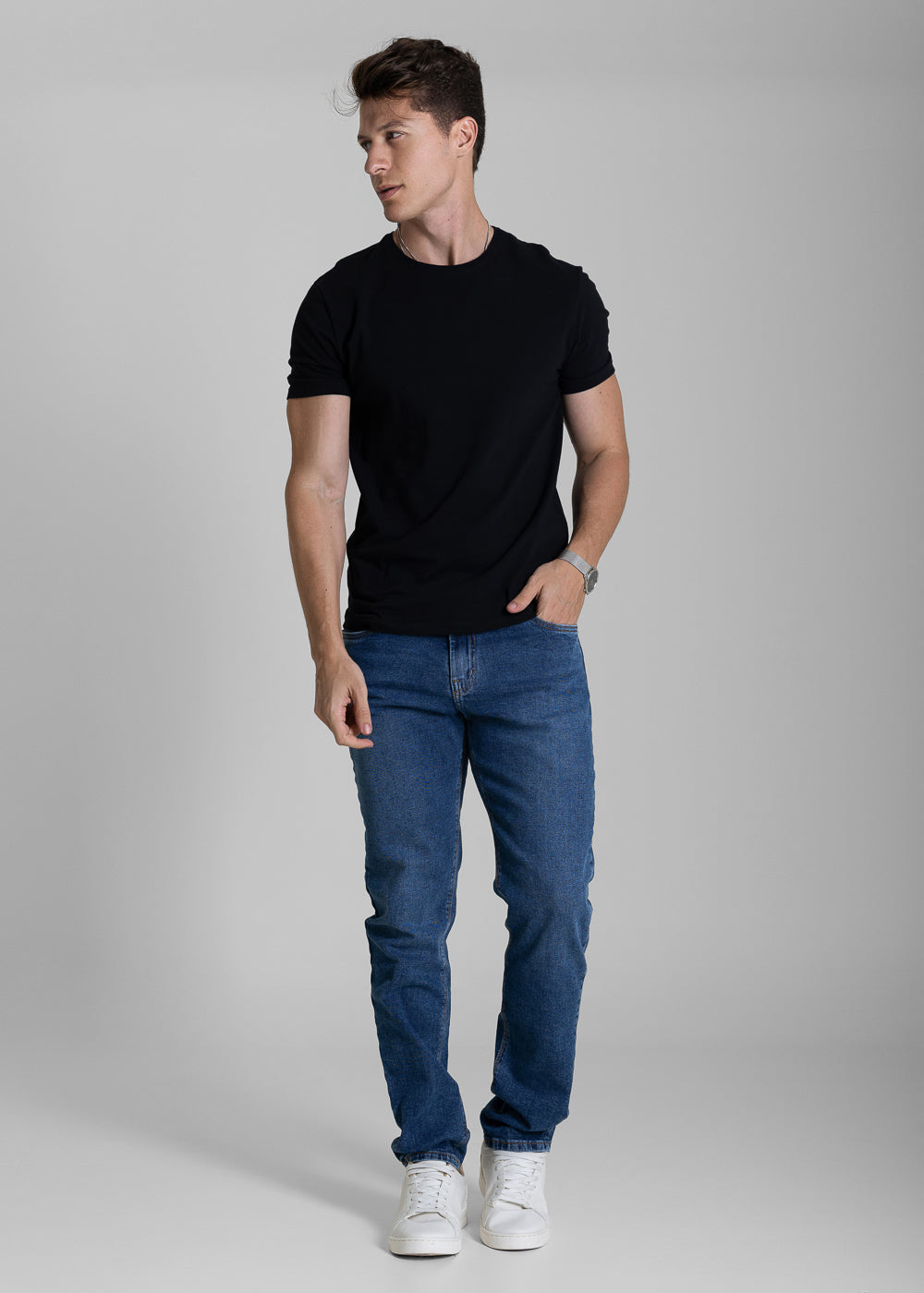 Calça Jeans Sawary Slim - 284599 AZUL