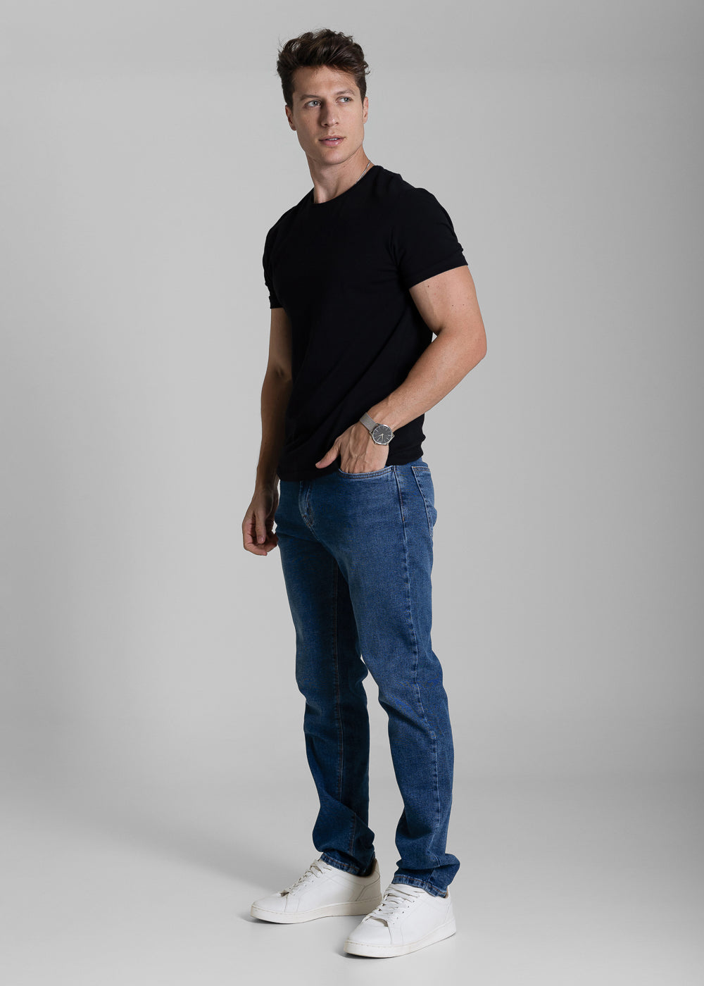 Calça Jeans Sawary Slim - 284599 AZUL